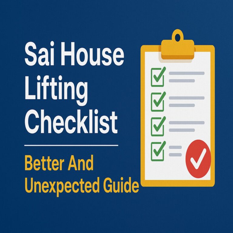 Sai House Lifting Checklist Design