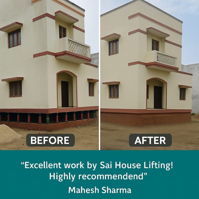 House Lifting Transformation Before & After